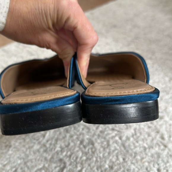 Sam Edelman satin and rhinestone flats , mules size 8.5 EUC - Picture 4 of 6